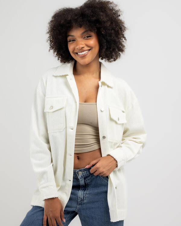 Taylor Cord Shacket