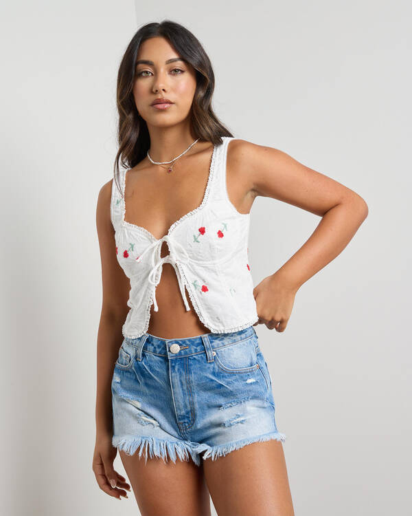 Jessa Tie Front Top