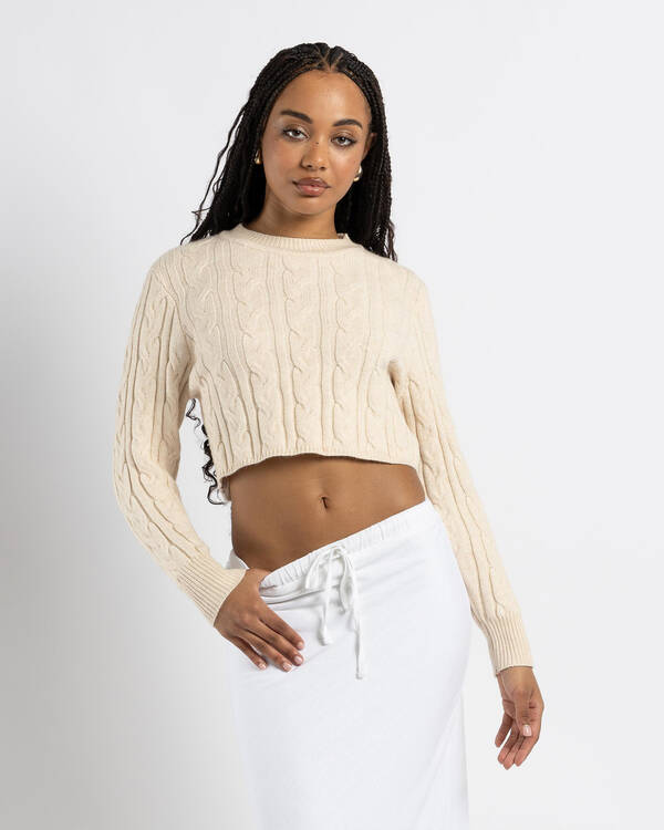 Bookworm Cable Knit Jumper