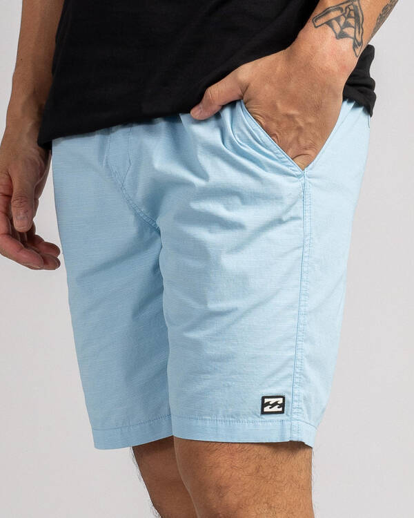 Slub Elastic Walk Shorts