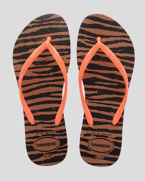 Kids' Slim Animals Thongs