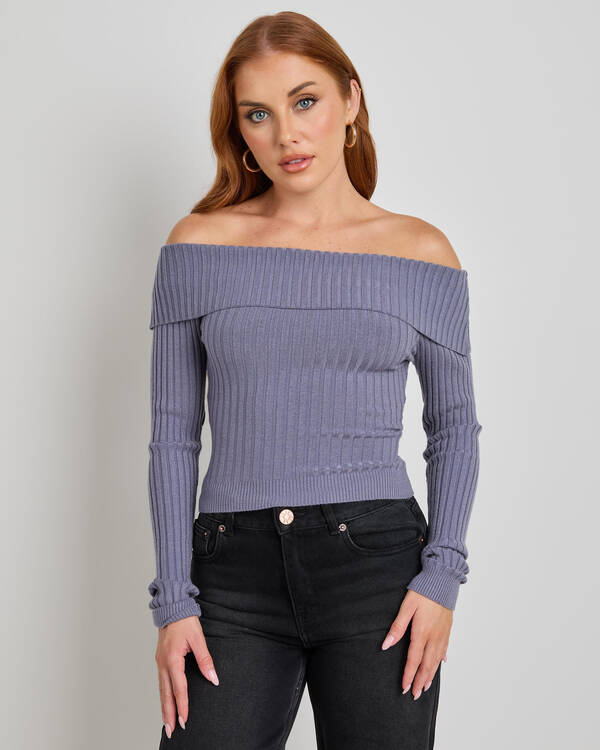 Ari Off Shoulder Knit Top