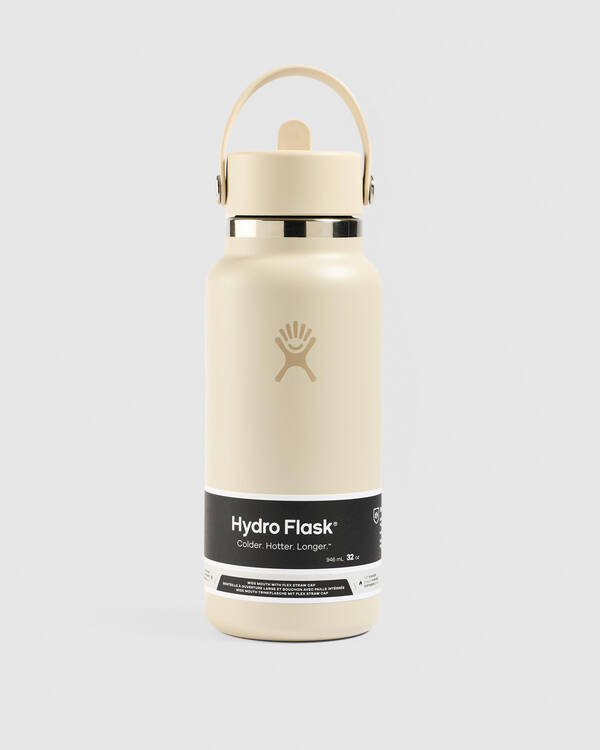 Wide Mouth Flex Straw Cap Bottle