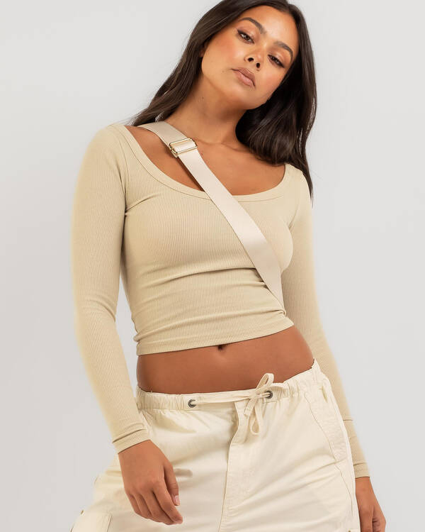 Basic Scoop Neck Long Sleeve Top