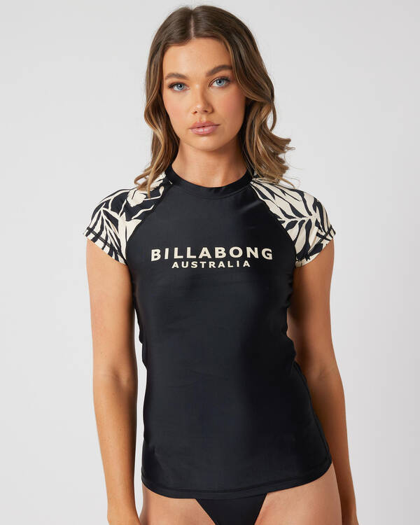 The Coast is Calling Wahine Cap Sleeve Rash Vest