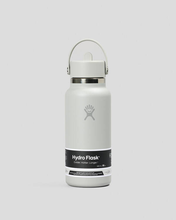 Wide Mouth Flex Straw Cap Bottle
