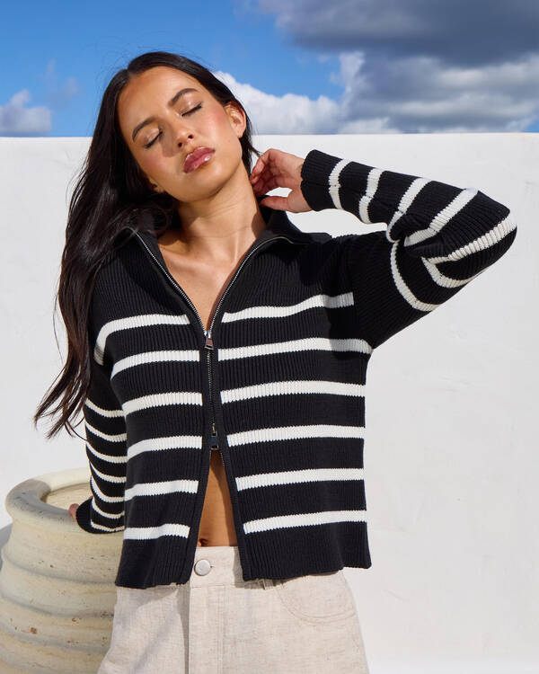 Alba Zip Knit