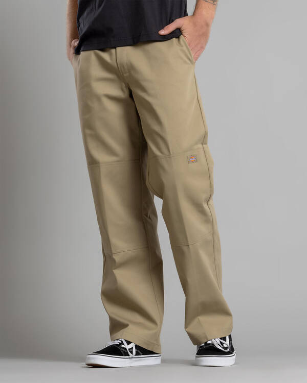 Loose Fit Double Knee Pants