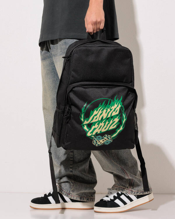 Dice Flame Dot Backpack