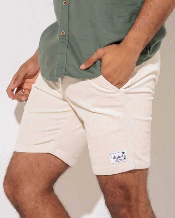 Shale Elastic Waist Shorts