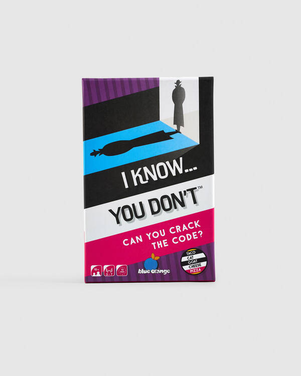 I Know You Don't Card Game