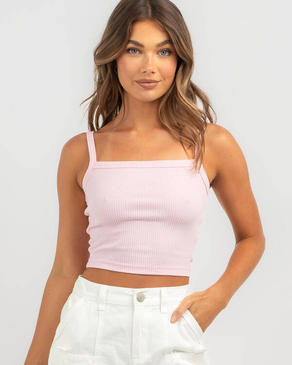 Basic Square Neck Baby Tank Top