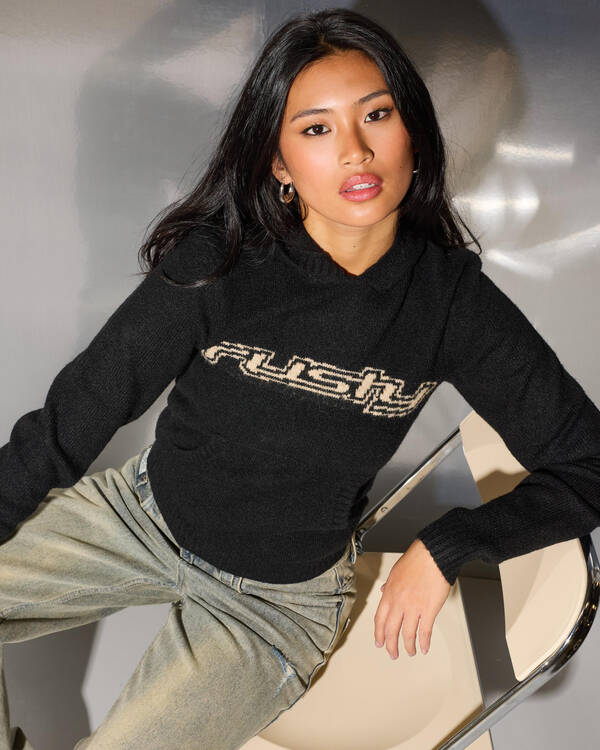 Intro Sofia Knitted Hooded Jumper