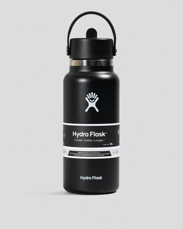 32oz Wide Mouth with Flex Straw Cap