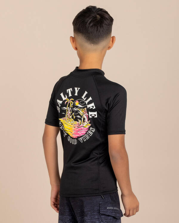 Good Vibes Short Sleeve Rash Vest