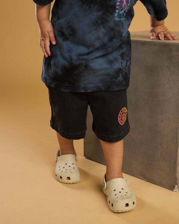 Edge Elastic Waist Shorts