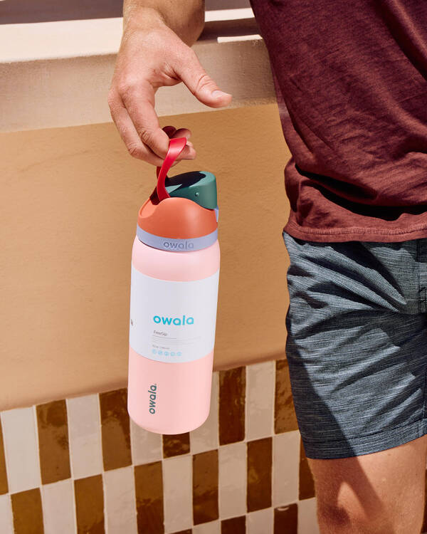 32oz FreeSip Stainless Steel Water Bottle