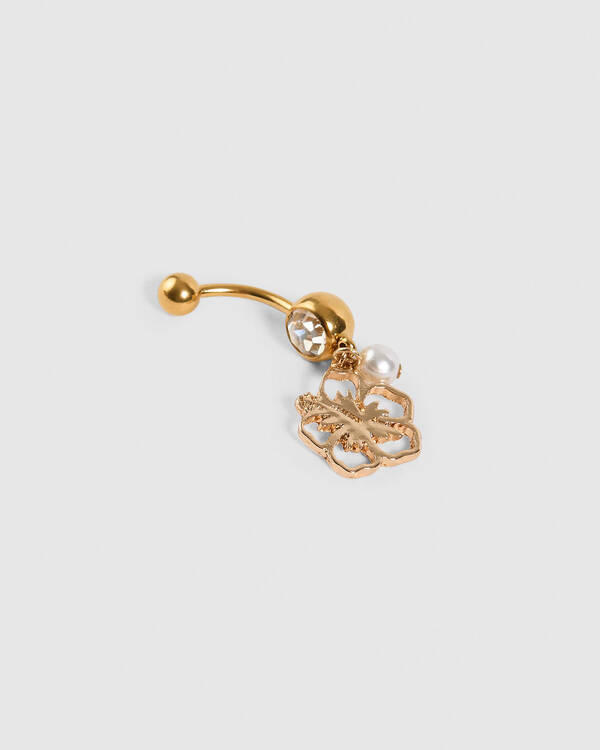 Hibiscus Belly Ring