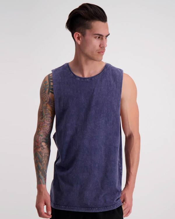 Stone Wash Barnard Muscle Tank