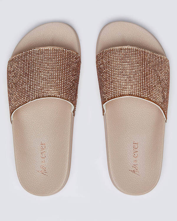 Girls Jewel Slide Sandals