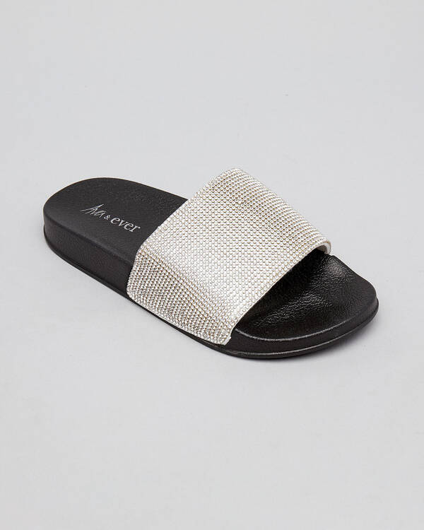 Girls Jewel Slide Sandals