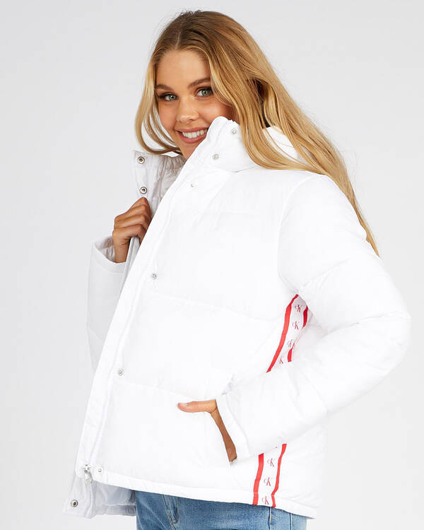Monogram Tape Hooded Jacket
