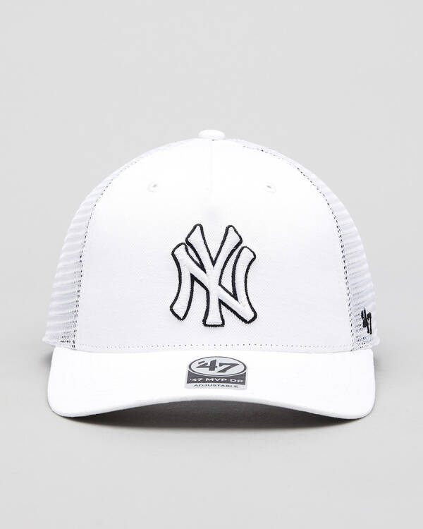 New York Yankees White A-Frame Snapback Cap