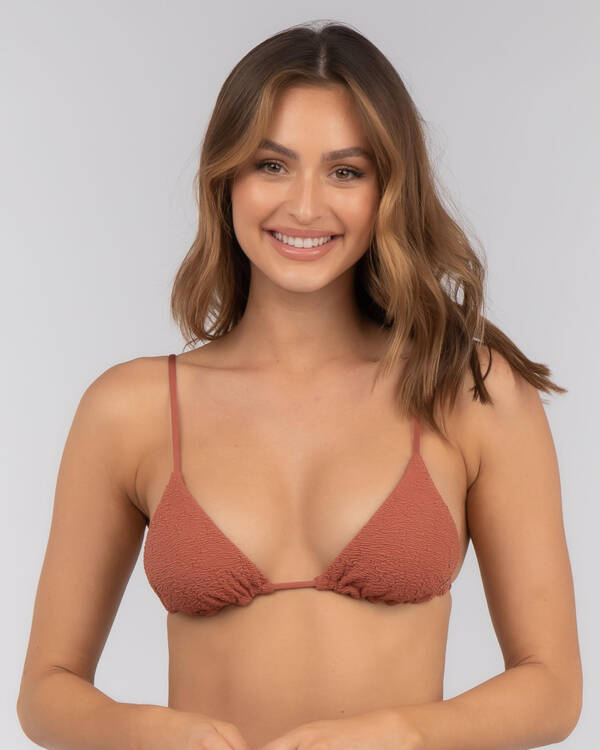 Sandalwood Triangle Bikini Top