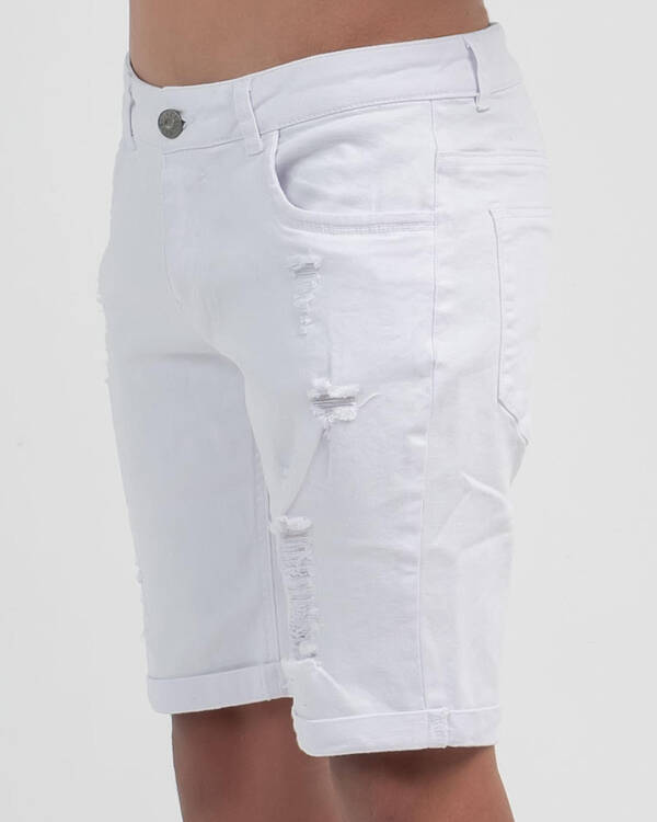 Backfire Denim Shorts