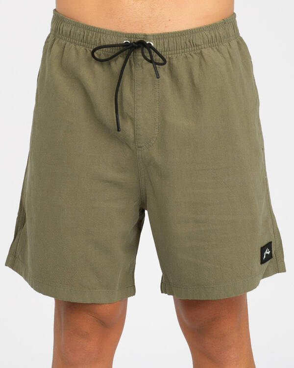 Pool Linen Elastic Shorts