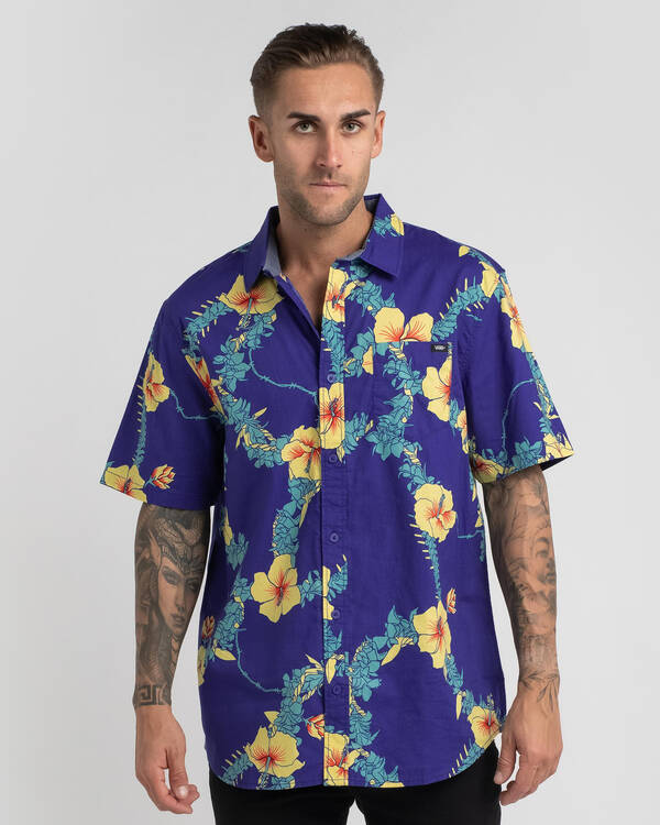 Lei'd To Rest Woven Short Sleeve Shirt