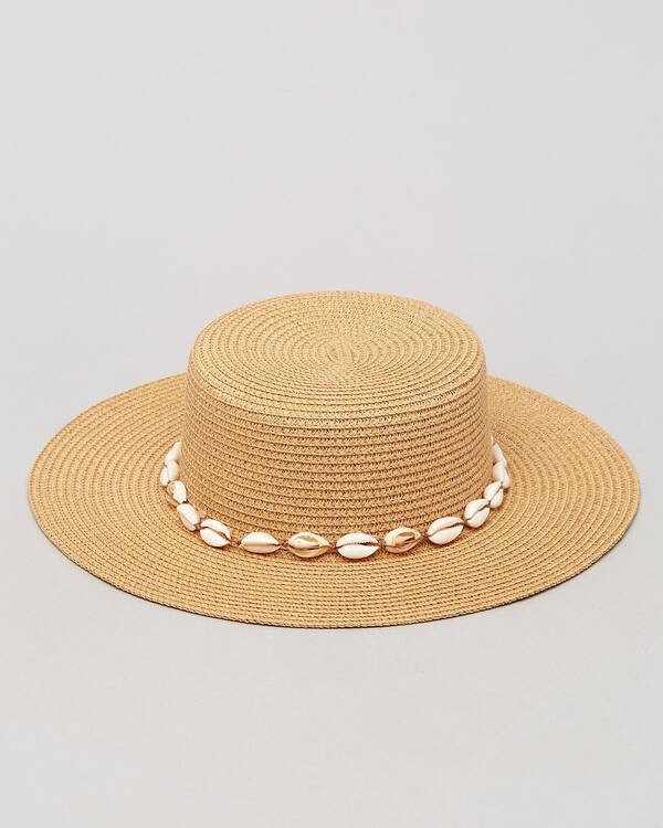 Shell Boater Hat