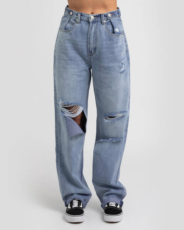 Hi And Loose Jeans