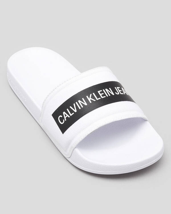 Textile Slide Sandals