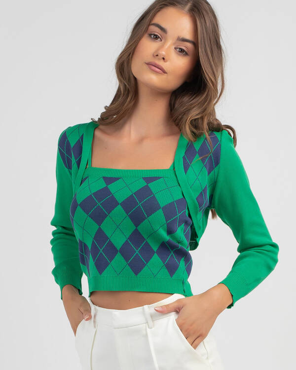 Polo Champion Knit Cardigan Set