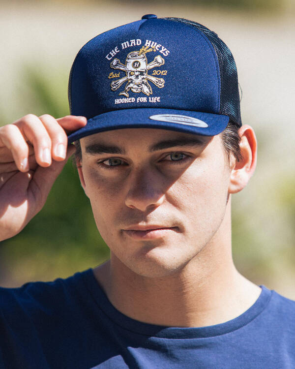 Hooked For Life Foam Trucker Cap