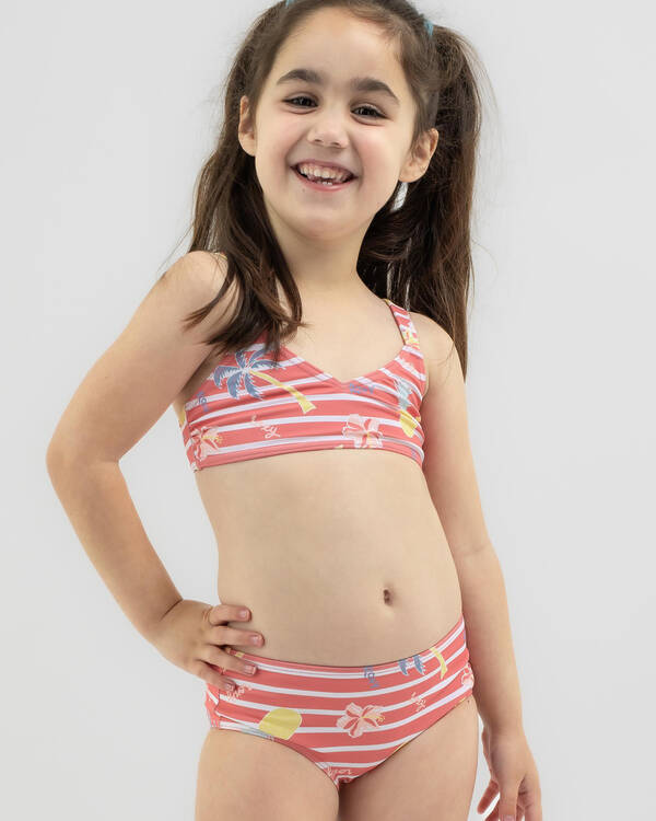 Toddlers' Little Pineapple Bralette Bikini Set
