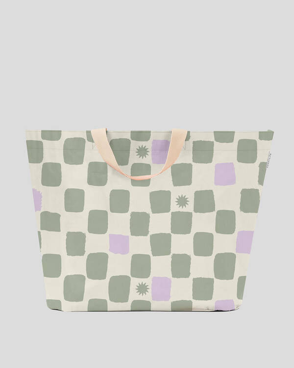 Checkerboard Beach Bag