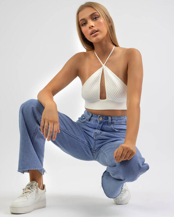 Winter Baby Knit Halter Top