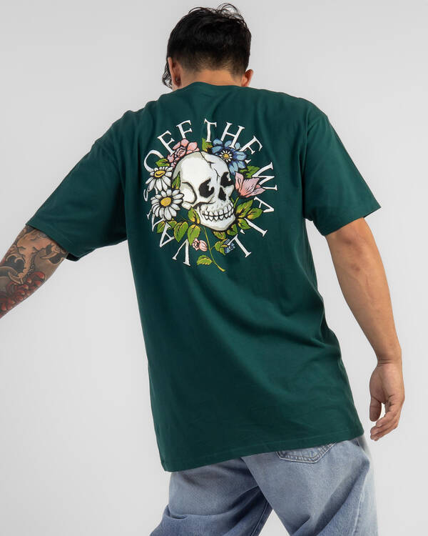 Floral Skull Short Sleeve T-Shirt
