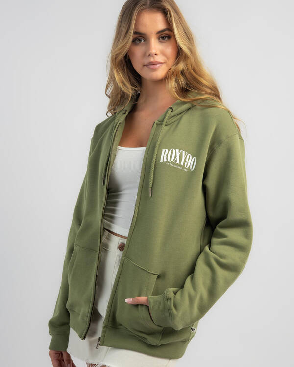 Surf Stoked Zip Through Hoodie