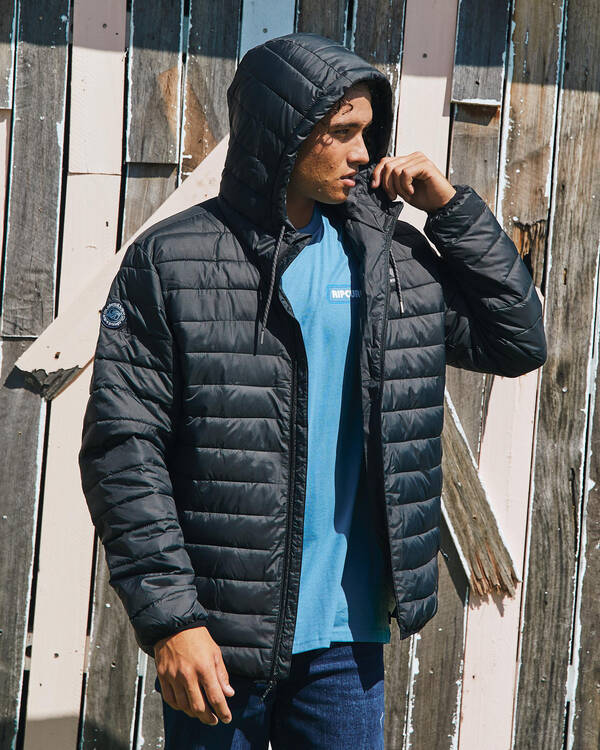 Scaly Hooded Jacket