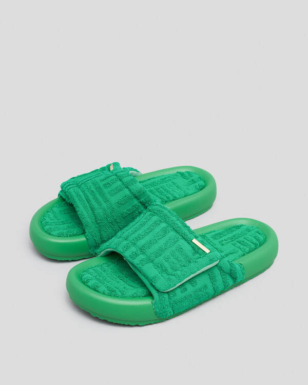 Veda Towelling Slide Sandals