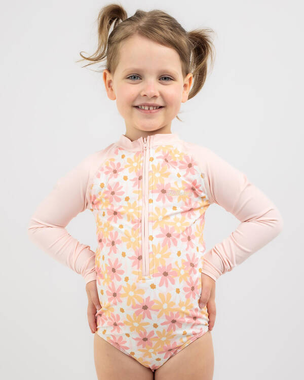 Toddlers' Little Daisy Long Sleeve Surfsuit