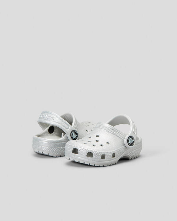Toddlers' Glitter Clog Sandals