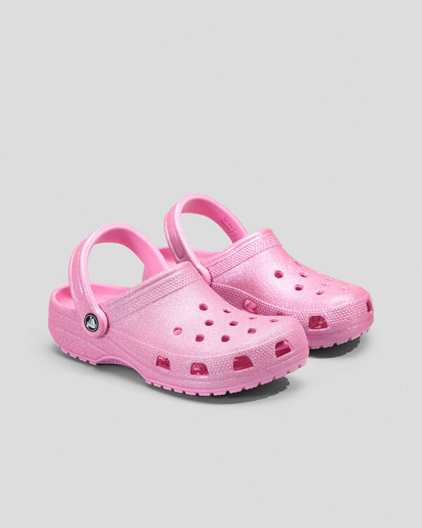 Kids' Classic Glitter Clogs