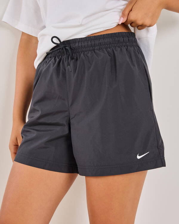 Mid-Rise Essential Woven Shorts
