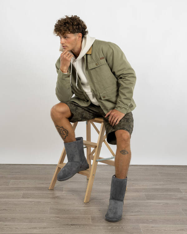 Mammoth Grey Boots