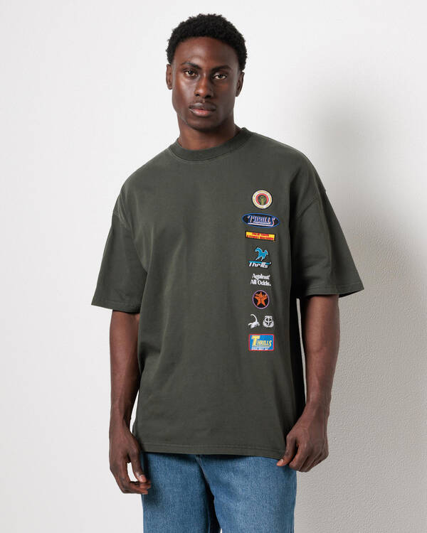 Against All Odds Box Fit Oversized Cropped T-Shirt