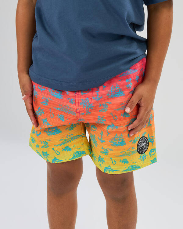 Toddlers' Overlay Elastic Waist Shorts